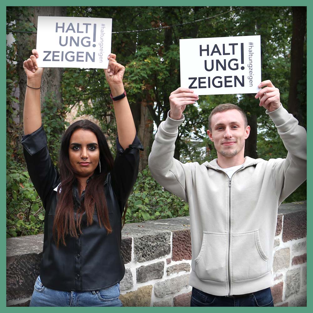 Nadia Imam und Gabriel Blanvillain